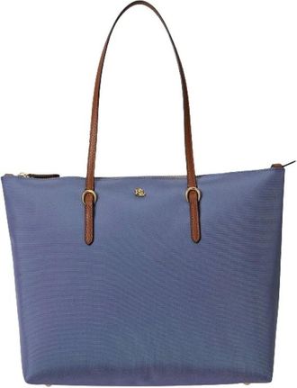 Ralph Lauren Keaton Tote - Dames - Tassen - Blauw - Maat: ONE Size Zijde