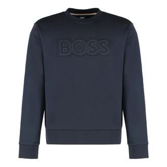 HUGO BOSS Hombre, Sudaderas, Azul, Talla: L