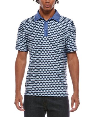 Ben Sherman Retro Geo Tech Jersey Sports Fit Polo Shirt
