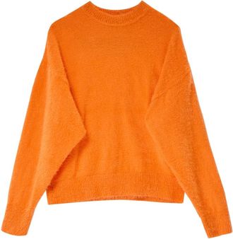 Moschino Maglione Nuvola - Dames - Ronde hals truien - Oranje - L - Truien & Vesten