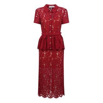 Self Portrait Mujer, Vestidos, Rojo, Talla: S