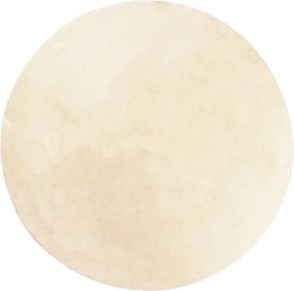 vidaXL Vidaxl - Alfombra De Pelo Corto Suave Lavable Huarte Crema &Oslash; 160 Cm