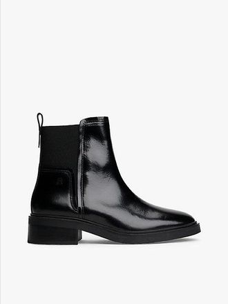 Tommy Hilfiger Leather Square Toe Chelsea Boots