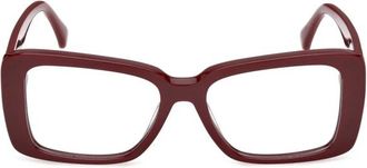 Max Mara Clip-On Brillen - Dames - Brillen - Rood - 53 MM - Accessoires