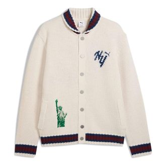 Puma x NYC Varsity Cardigan Alpine Snow 633898-87