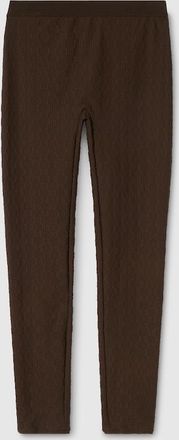 Gucci GG Jersey Jacquard Leggings, Brown, Ready-to-wear