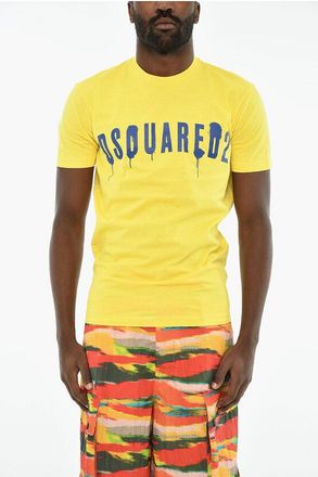 Dsquared2 Cotton Crew-neck T-shirt with Print size M