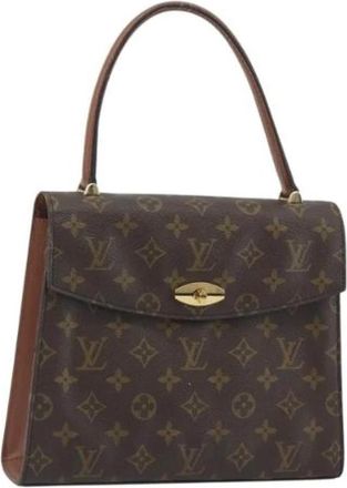 Louis Vuitton Pre-owned Malesherbes Handbag - Dames - Vintage Handtas - Bruin - ONE Size - Vintage