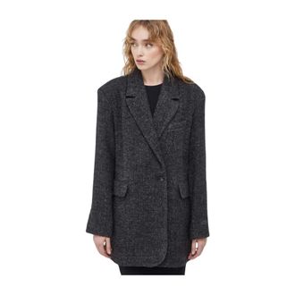 Birgitte Herskind Cappotto Doppiopetto Wilma - - Jackets - Donna - Nero - M