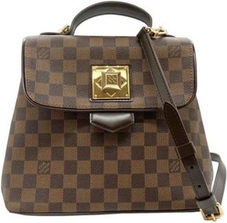 Louis Vuitton Tweedehands Canvas Louis Vuitton tassen - Dames - Vintage Handtas - Bruin - ONE Size - Vintage