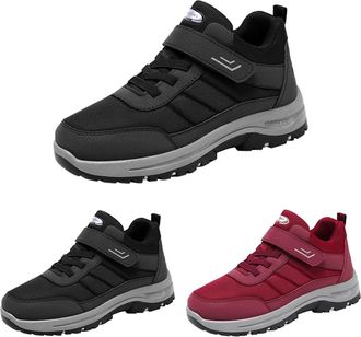 Generic Women Men Lightweight Snow Boots Winter Warm Anti-Slip Ankle Booties Waterproof Slip On Warm Fur Lined Sneakers Outdoor Thick Insulated Short Booties 