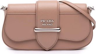 Prada Pre-owned Prada Mini Saffiano and City Calf Sidonie Crossbody Ladies V62481GUBU01UPZR