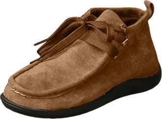 Generic o Rubber Slippers Men Mens Womens Winter Home Indoor Couples Heeled Cotton Slippers Living Room Plush Thick Warm Cotton Brown