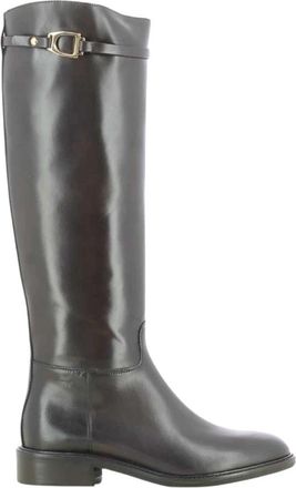 Julie Dee Mw 074 Hoge Laarzen - Dames - Hoge Laarzen - Bruin - 37 EU - Schoenen