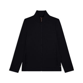 Freddy Felpa donna full-zip con inserti in tessuto micro-trecce