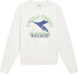 Diadora Hombre, Sudaderas, Blanco, Talla: S