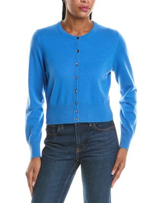 N.Peal N. PEAL Ivy Cropped 100% Cashmere Cardigan