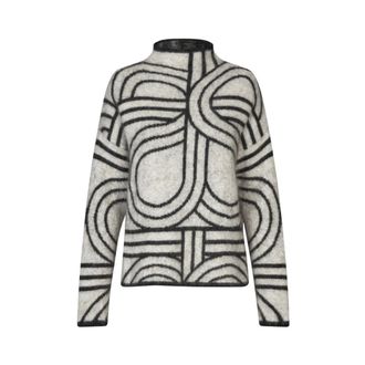 Second Female Dames, Truien, Beige, Maat: M Wol