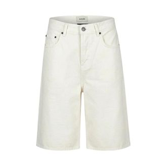 Haikure New Becky Bull 44 Shorts - Dames - Denim shorts - Wit - W26 - Katoen - Korte Broeken