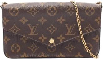 Louis Vuitton Pre-owned Plastic louis-vuitton-bags - Dames - Vintage Schoudertas - Bruin - ONE Size - Vintage