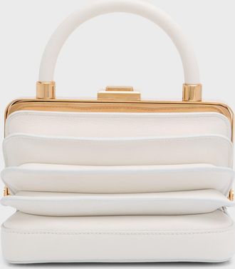 Gabriela Hearst Diana Napa Accordion Satchel Bag