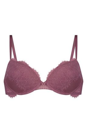 Hunkem&ouml;ller Bliss Padded Underwire Bra in Grape Nectar at Nordstrom, Size 36D