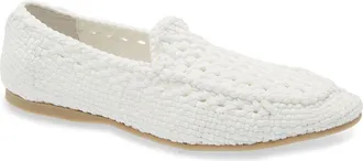 Dolce & Gabbana Woven Slipper in 80001 Bianco at Nordstrom, Size 43