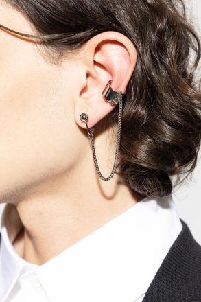 Dsquared2 Brass Ear Cuff, Mens, Silver