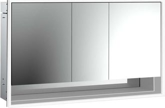 Emco Emco - Loft Armario Con Espejo Iluminado Y Estante Inferior, 1400mm, 3