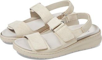 David Tate Key Womens Sandals Bone : 10 WW (EE), Leather/Suede