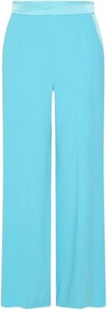 Marella Array Wijde Broek - Dames - Wijde Broeken - Blauw - S - Broeken