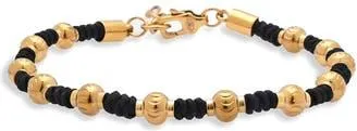 Eye Candy Los Angeles Jayden Beaded Bracelet in Gold at Nordstrom Rack
