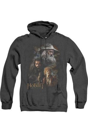 Gildan The Hobbit Painting Adult Heather Hoodie / Hooded Sweatshirt
