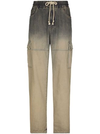 Dolce & Gabbana drawstring cargo jeans - Neutrals