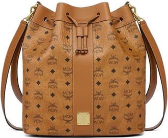 MCM Large Dessau Drawstring Bag in Visetos in Co at Nordstrom