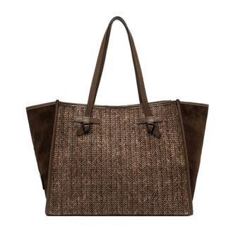 Gianni Chiarini Tote Bags, female, Brown, Size: ONE SIZE Marcella Shopping Bag