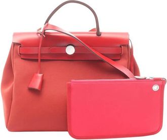 Herm&egrave;s Pre-owned Hermes Toile Herbag Zip 31 Ladies QMYA4AKIGJN3TZZ2