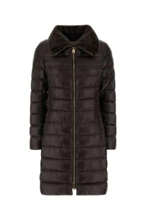 Herno Dark Brown Shirt Collar Jacket