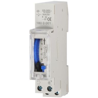 OEM Temporizador Mec&aacute;nico De 24 Horas, Temporizador M&iacute;nimo De 15 Minutos, Montaje En Riel, Bater&iacute;a Integrada, Sul180a Ac220-240v Gris - Sul180a Ac220-240v