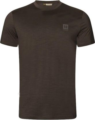 Härkila Base All Season S/S T-Shirt Merinoshirt für Herren | braun