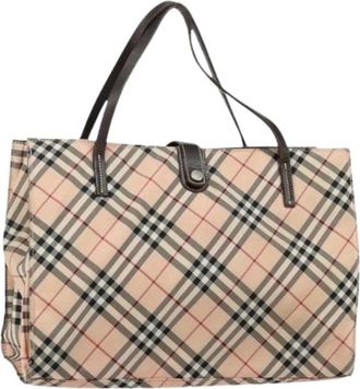 Burberry Pre-owned Tote Bags, female, Beige, Size: ONE SIZE Pre-owned Tote Bag