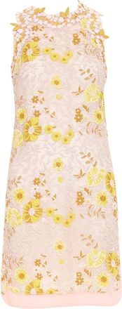 Giambattista Valli 3D petal floral macrame lace dress