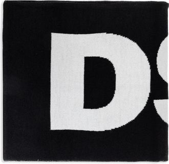 Dsquared2 Sciarpa con logo - Nero
