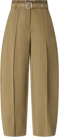 Pinko Tignanello Pantalone Tecnico - Dames - Wijde Broeken - Beige - XS - Broeken