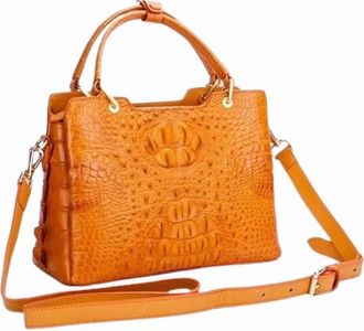 Generic tote handbag for women Authentic Real Alligator Leather Womens Handbag Genuine Exotic Crocodile Skin Lady Single Shoulder Bag Female Cross Bag