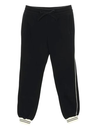 Gucci 2010s side stripe jogger trousers - women - Cotton - S - Black
