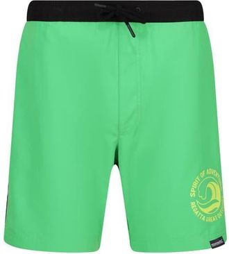 Regatta Bentham Swim Shorts in Fairway Green And Black at Nordstrom, Size Xxx-Large