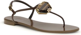 Giuseppe Zanotti Womens Pia Muse Sandals Hot Brown Stainless Steel