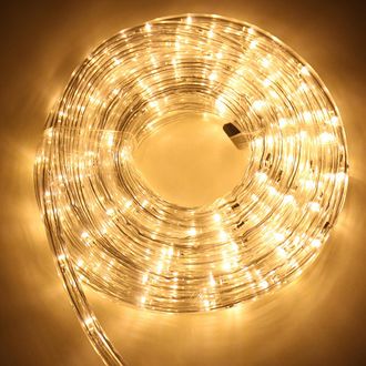 OEM Guirnalda De Luces De 30 M, Tubo De Pvc Flexible, 8 Modos De Iluminaci&oacute;n, Resistente Al Agua Ip44, Luz Blanca C&aacute;lida, Para Decoraci&oacute;n Navide&ntilde;a De Inte