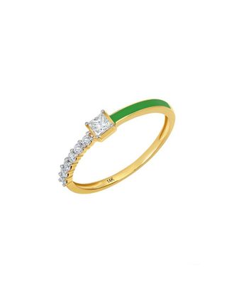 Carriere Jewelry 14K 0.29 Ct. Tw. Diamond Ring